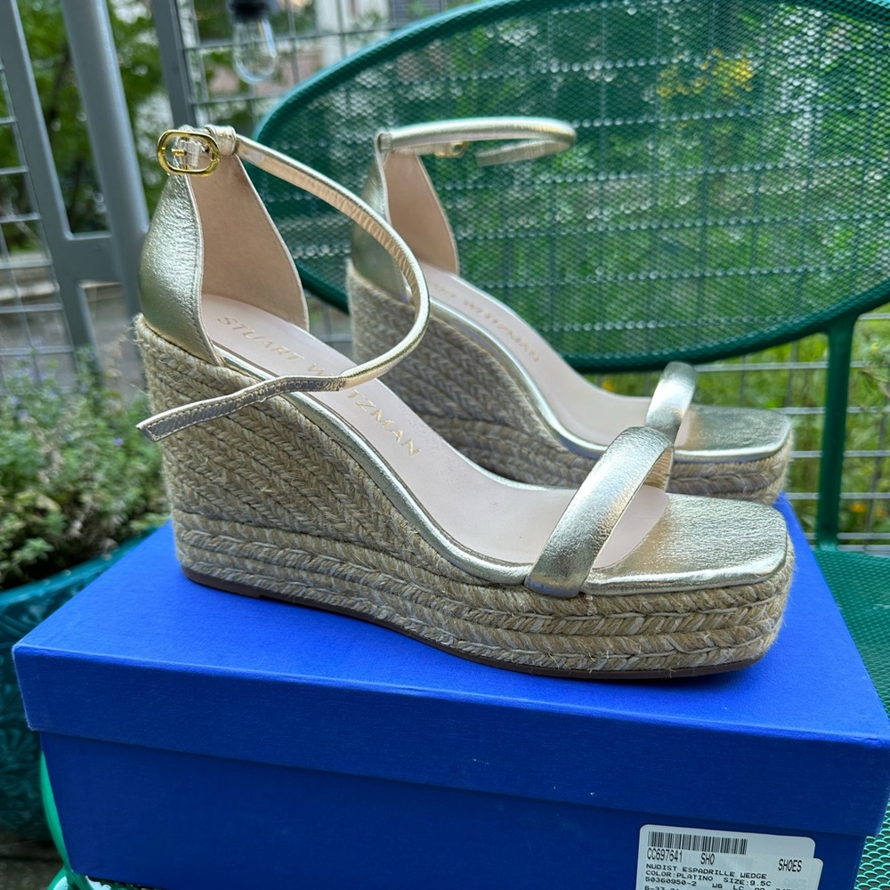 Stuart Weitzman espadrilles sandals size 9.5